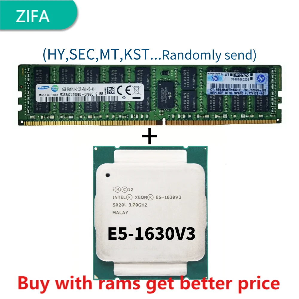 

DDR4 16G 2133 МГц с ЦП E5-1630V3 V3 E5 1630 V3 3,70 ГГц 4-ядерный 10 МБ