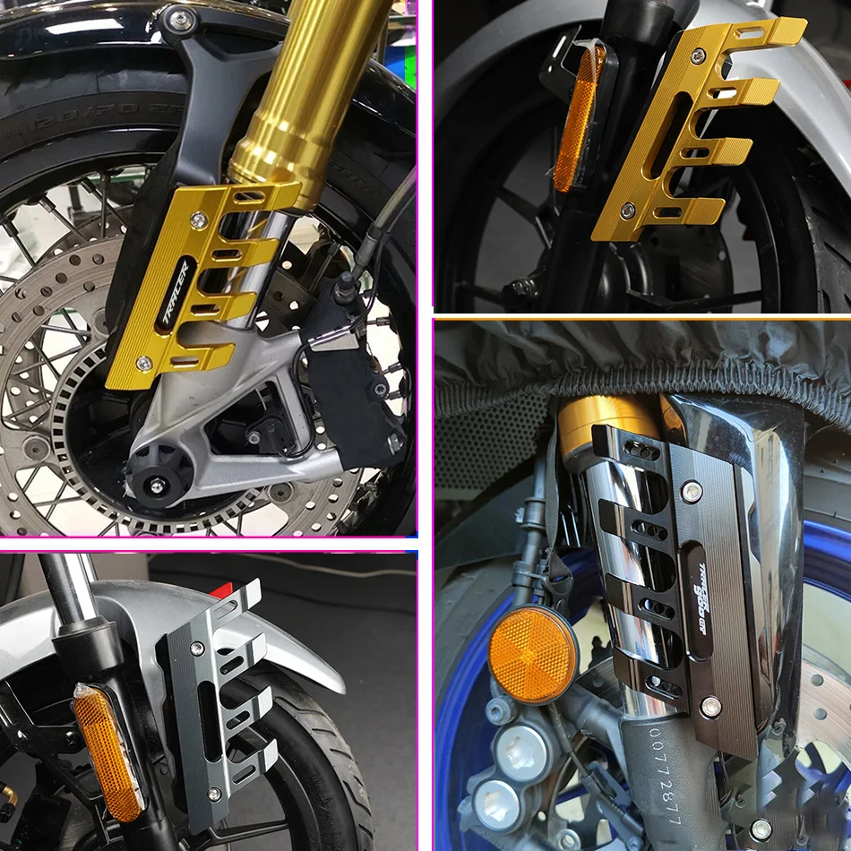 

For RC390 2013 2014 2015 2016 2017 2018 2019 2021 RC 390 Motorcycle Front Fender Side Protection Guard Mudguard Sliders