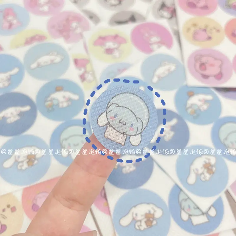 

Sanrio Hellokitty Melody Cinnamoroll Kuro Toys for kids Kawaii Anti-mosquito stickers cute plant essential oil incense stickers