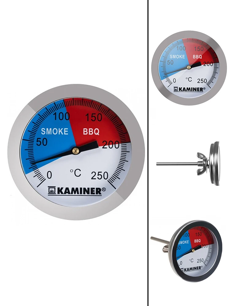 

Stainless Steel BBQ Grill Thermometer With Probe 250°C Temperature Gauge Sensor Barbecue Tools Kitchen Cooking Thermometer