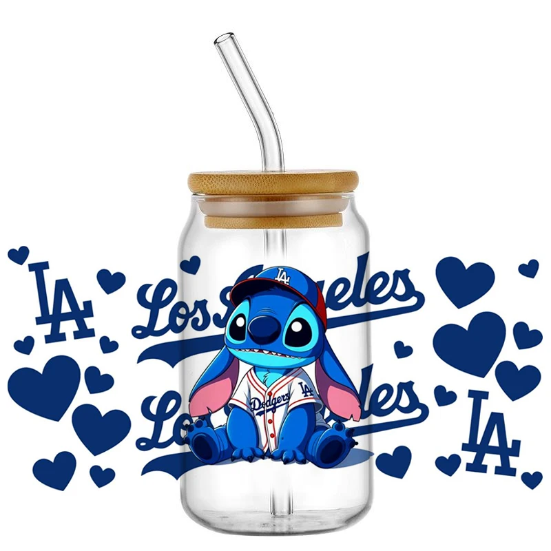 Милая Стежка Бейсбольная Уф-наклейка Dtf Мультяшная Пленка С Котенком Для