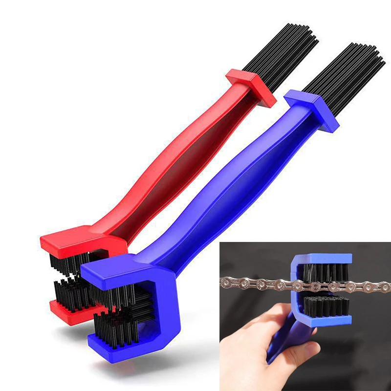 

Щетка для мотоцикла, велосипеда с двойной головкой