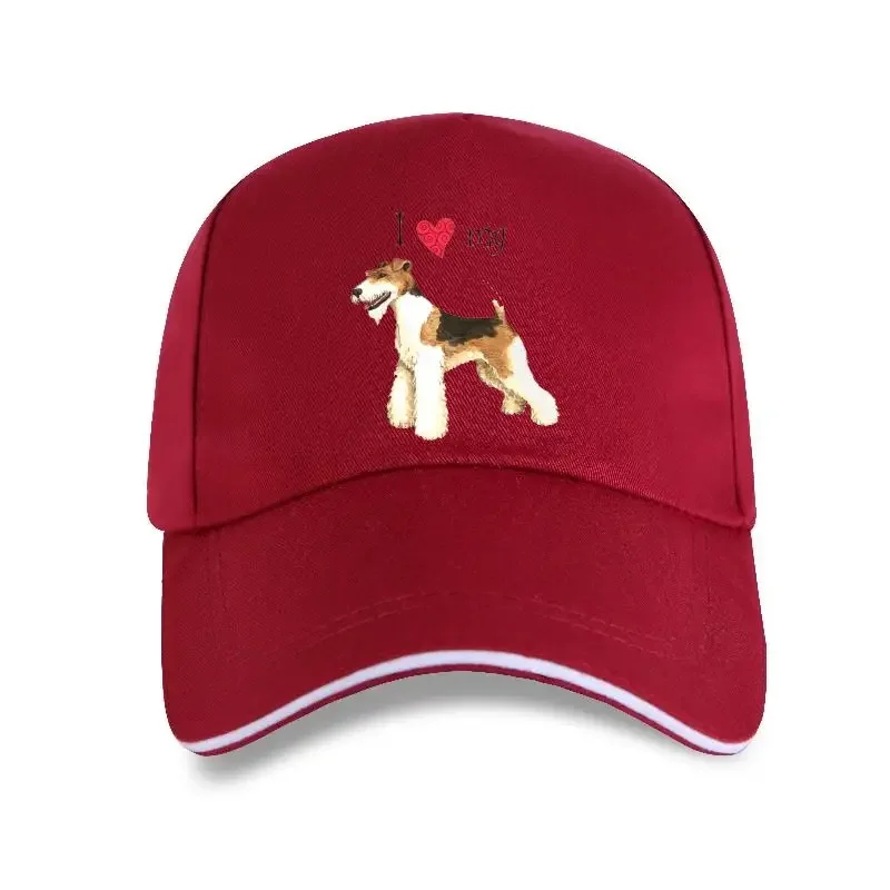 Новая кепка I Love My Wire Fox Terrier 2021 летняя модная женская бейсболка повседневные милые