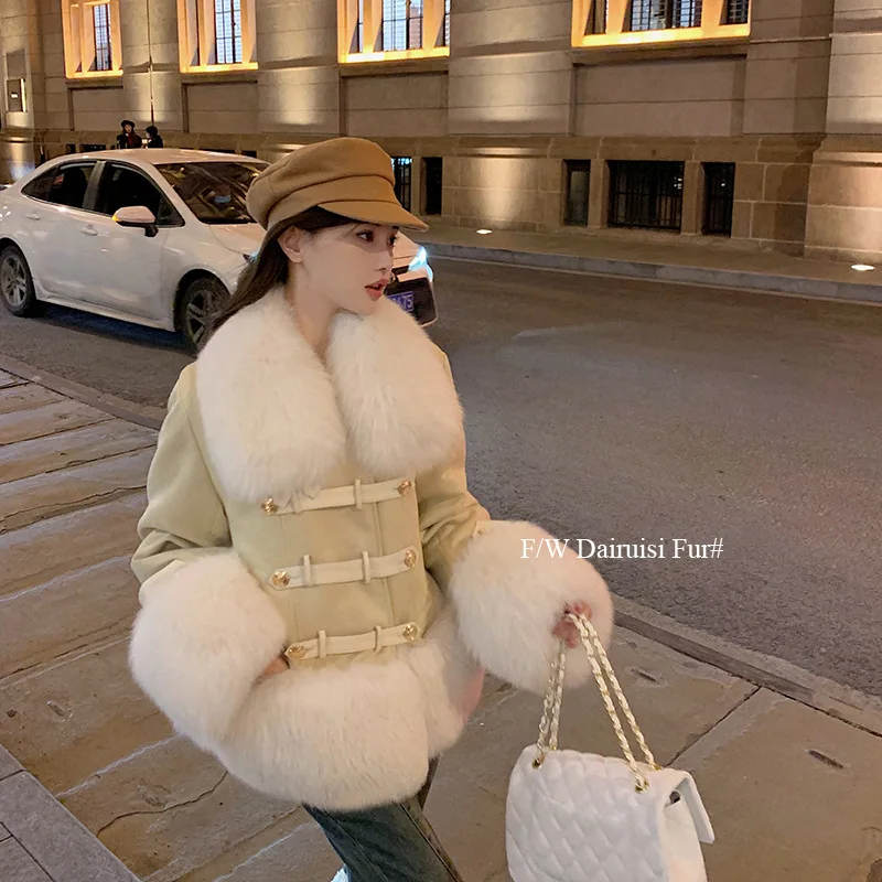 Куртка из 2023 натуральной овечьей кожи с овечьим мехом