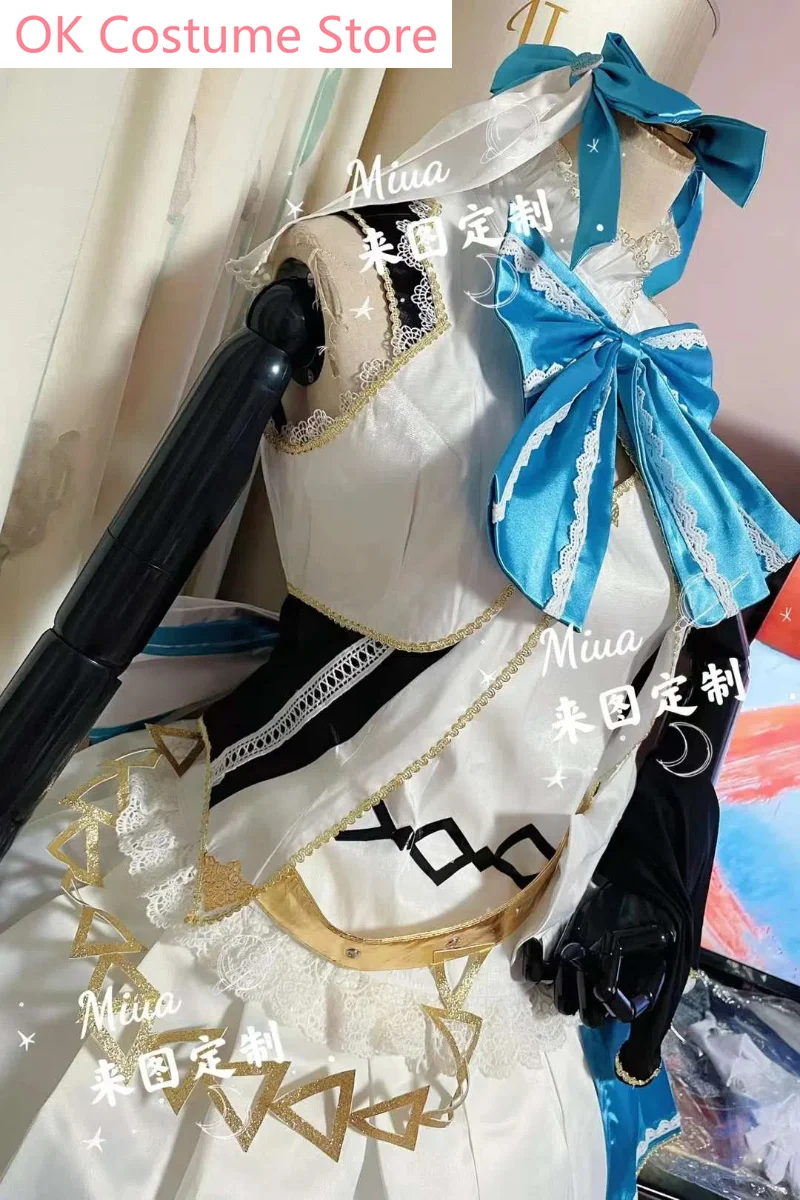 Костюм для косплея Hololive Shirakami Fubuki костюм косплей-костюм униформа игры на Хэллоуин