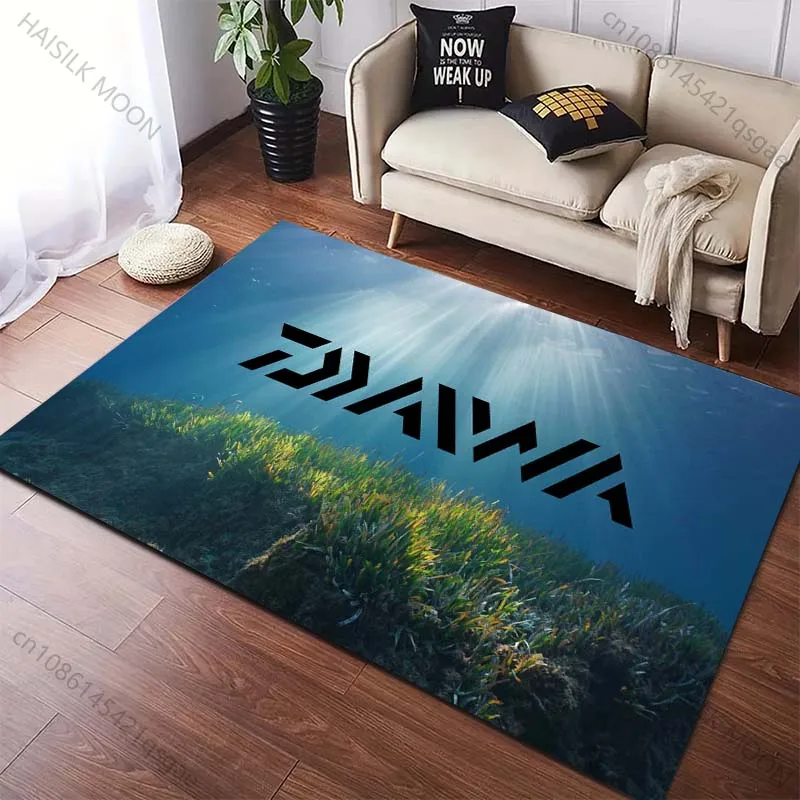 Фото Коврик для гостиной/спальни с узором Daiwa, 1 шт., нескользящий, большой размер, роскошный подарок №2