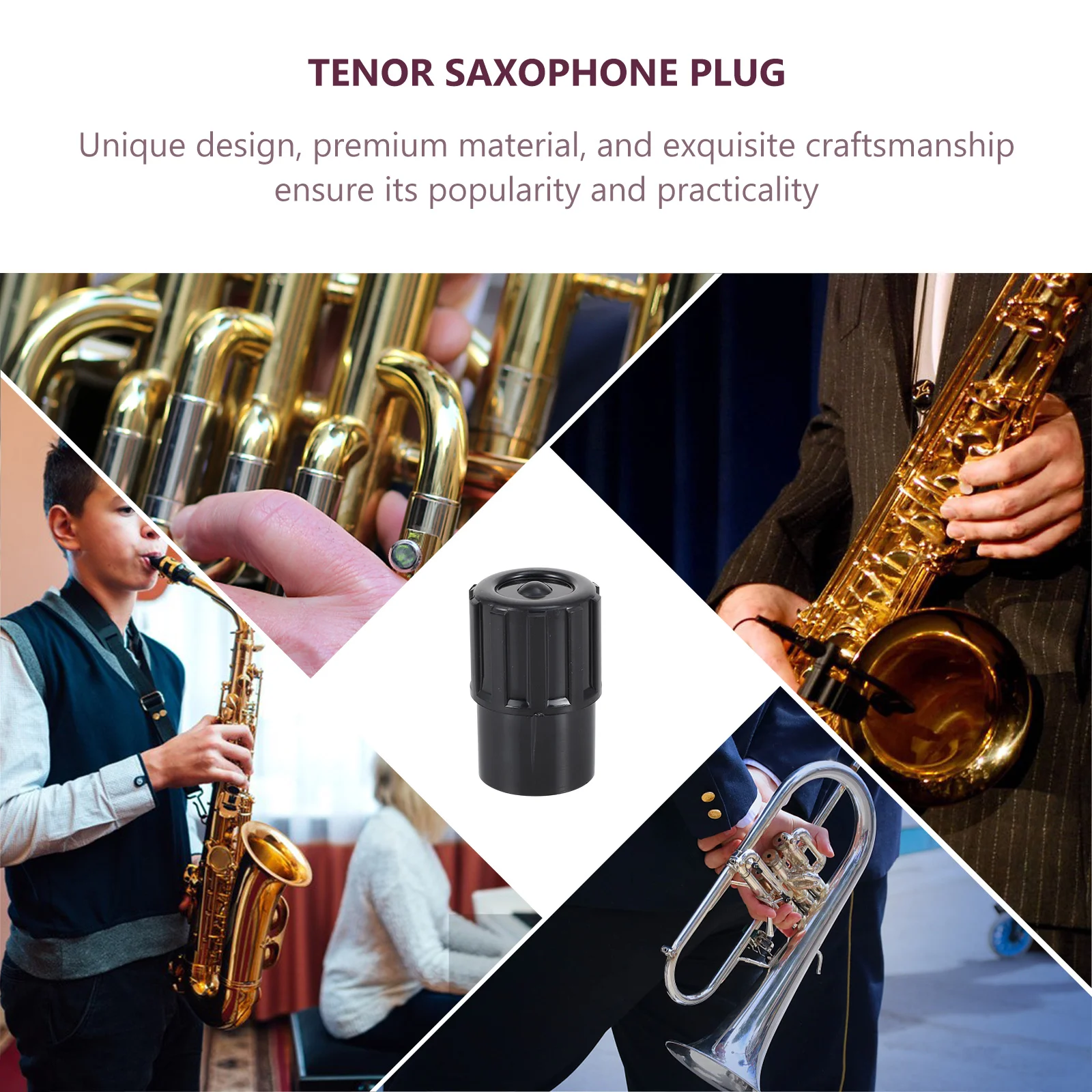 2Pcs Plug Tenor Saxophone Plug Saxophone Plug Sax Protector Sax Stopper for Musician Gift enlarge