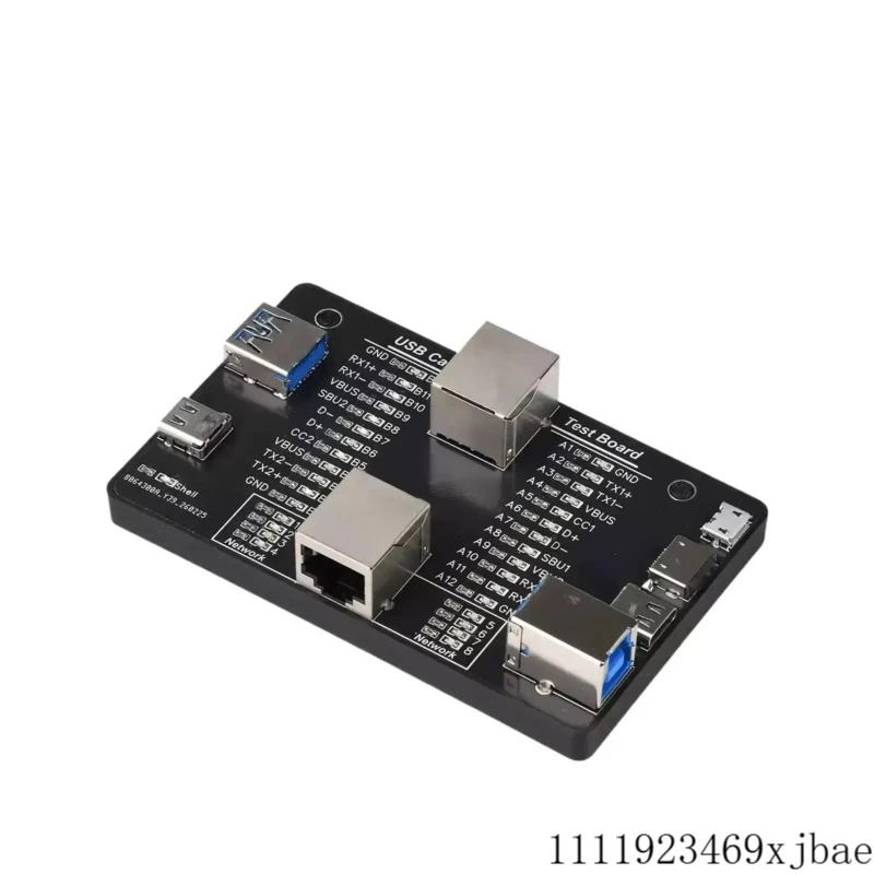 Фото Тестер USB-кабелей, многофункциональный портативный быстрый детектор для тестирования целостности USB 3.0/3.1/3.2 Type-C с батареей CR2032 №1