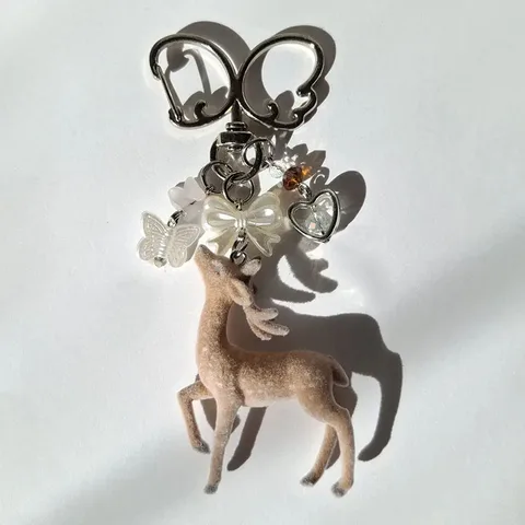 Брелок олень цинковый сплав