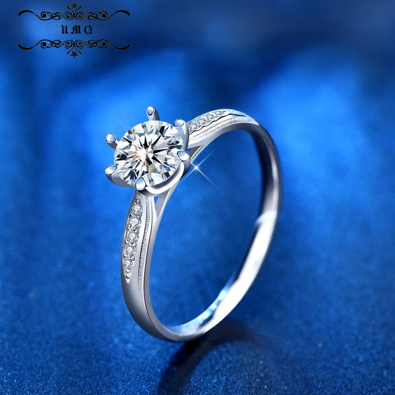 

Real 1 Carats Moissanite Bridal Rings Set Top Quality 100% 925 Sterling Silver Engagement Wedding Party Fine Jewelry Gifts