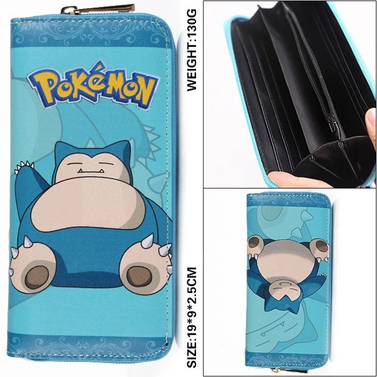 

Pokémon Animation Surrounding Elf Ball Long PU Leather Wallet Student Men's and Women's Card Bag Youth Fashion Handbag