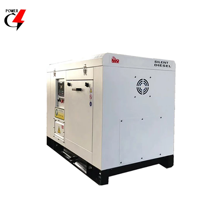 Маленький бесшумный переносной генератор с охлаждением морской воды 40 кВт