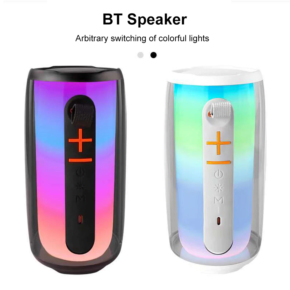 

Wireless Speaker Bass Column 360 Degree Sound Long Endurance Bluetooth-compatible for Home Party Gaming Portable Outdoor Speaker