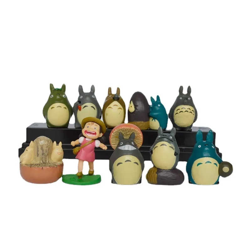 

3 Generations 10pcs/set Dragon Cat Hand-Made Mushroom Car Ornament Couple Creative Gift Anime Bouquet Doll Cat Ornament