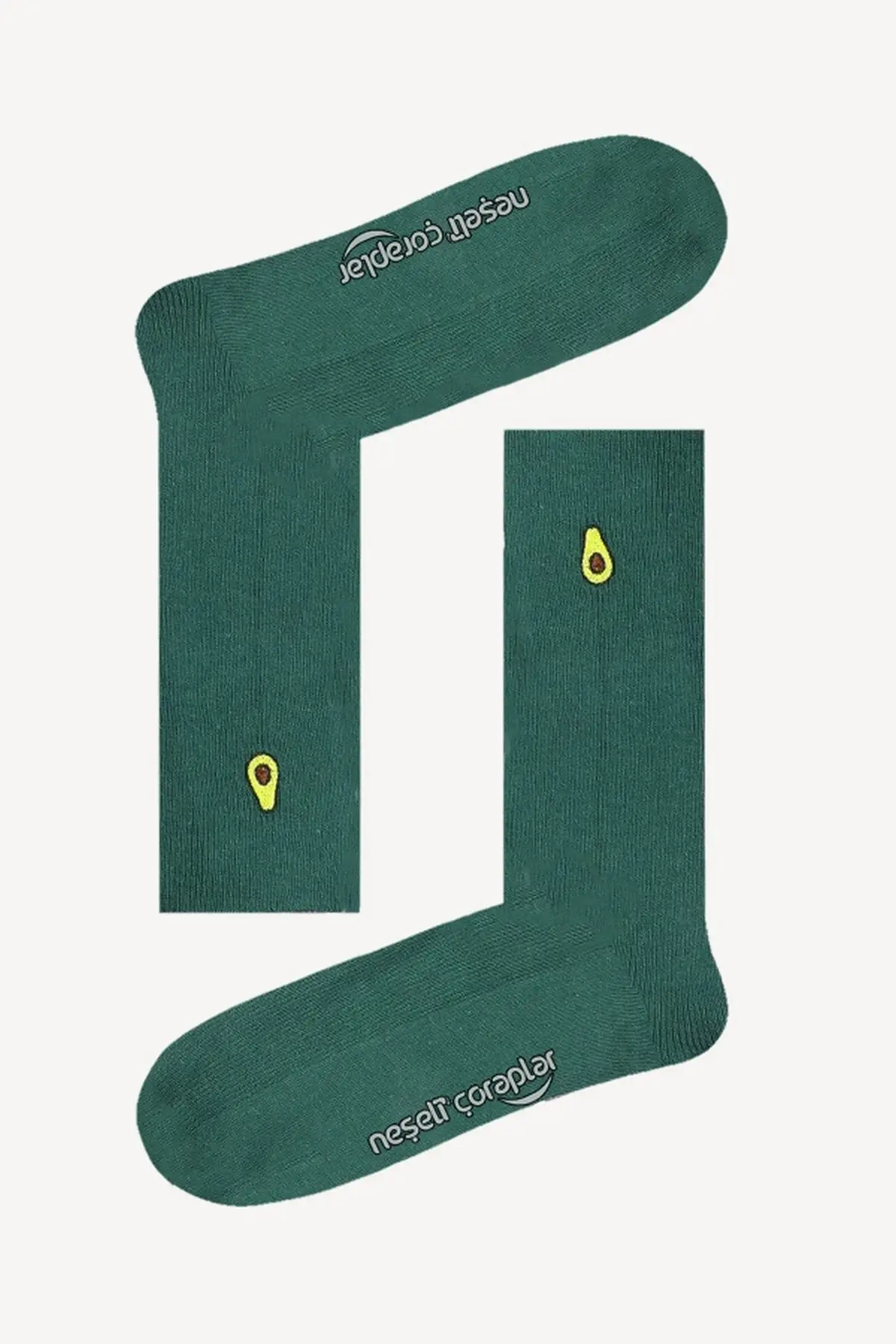 Unisex Colorful 10-Piece Embroidered Socks Set Cute and Fun Designs