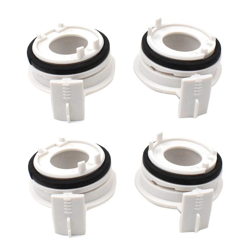 

4Pcs H7 HID LED Bulb Base Adapter Holder ABS Plastic for -BMW E46 3 Series 325I 330Ci 330I 2001-2006 323I 328I 99-00