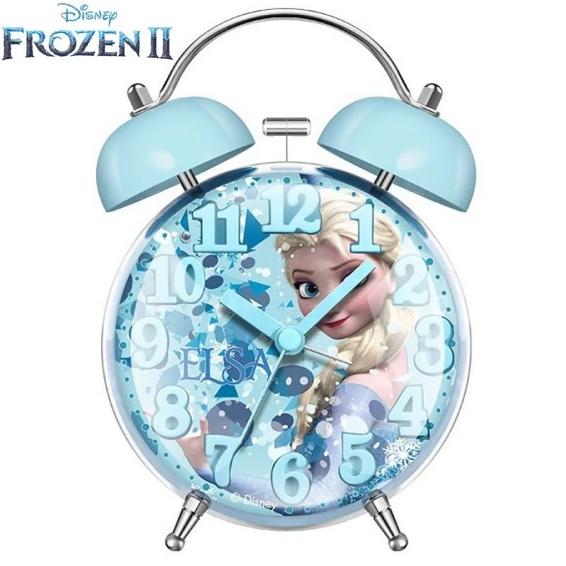 Frozen Elsa Anna Princess Cartoon Back Light Timer Teenage Student Boy Girl Kid Quartz Tick Beep