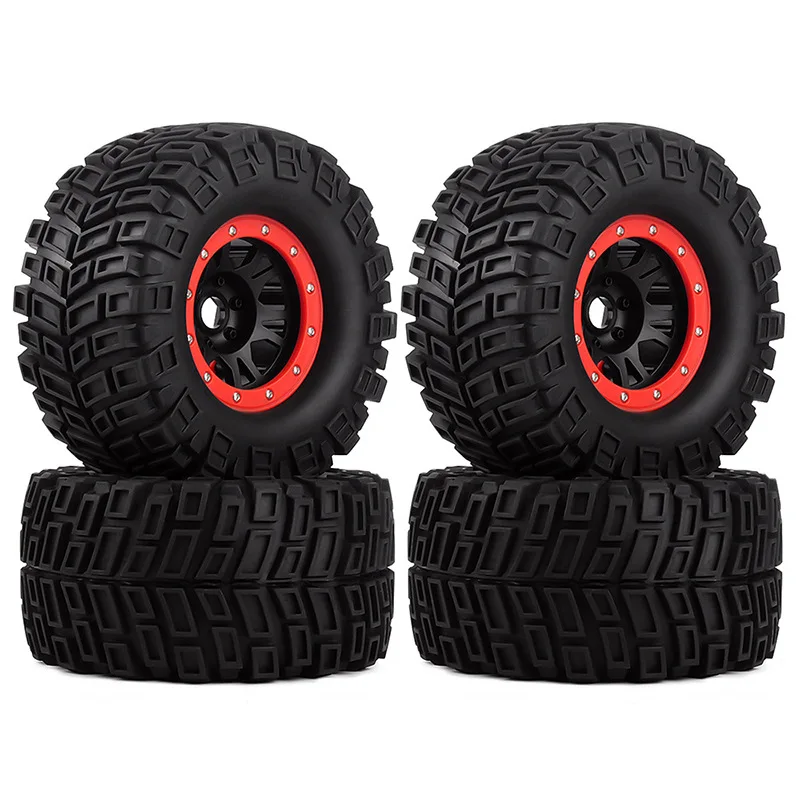 Durable 4PCS 1/8 Flat Road Tires for Thunder Tiger G5 E6 G2 daS daE daF RC Car