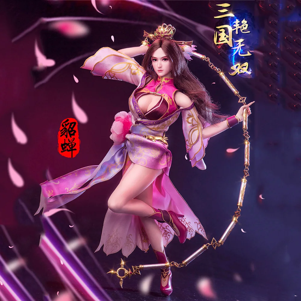 

In Stock FLAGSET FS-G002 1/6 Three Kingdoms Diao Chan Figure Model 12'' Female Soldier Action Doll Full Set Collectible Toy