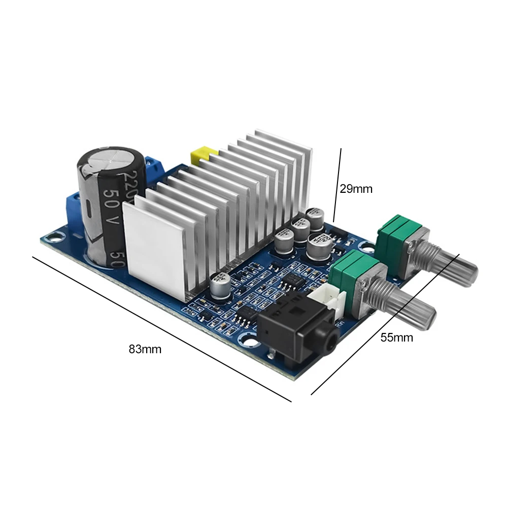 Плата усилителя сабвуфера TPA3116 звука TPA3116D2 поддержка выхода басов 100 Вт