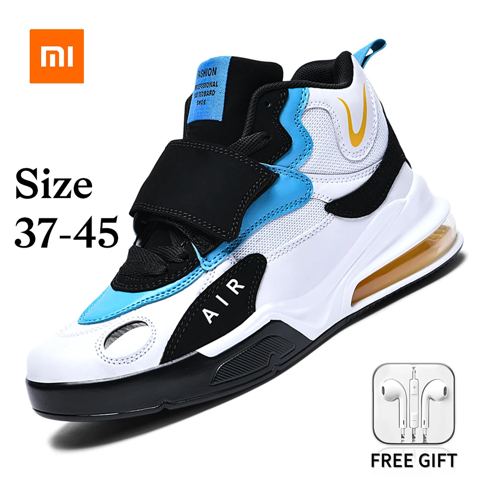 

Xiaomi Youpin 2022 New Men Outdoor Casual Sports Shoes For Male High Top Comfortable Basketball Shoe Breathable Running Sneaker