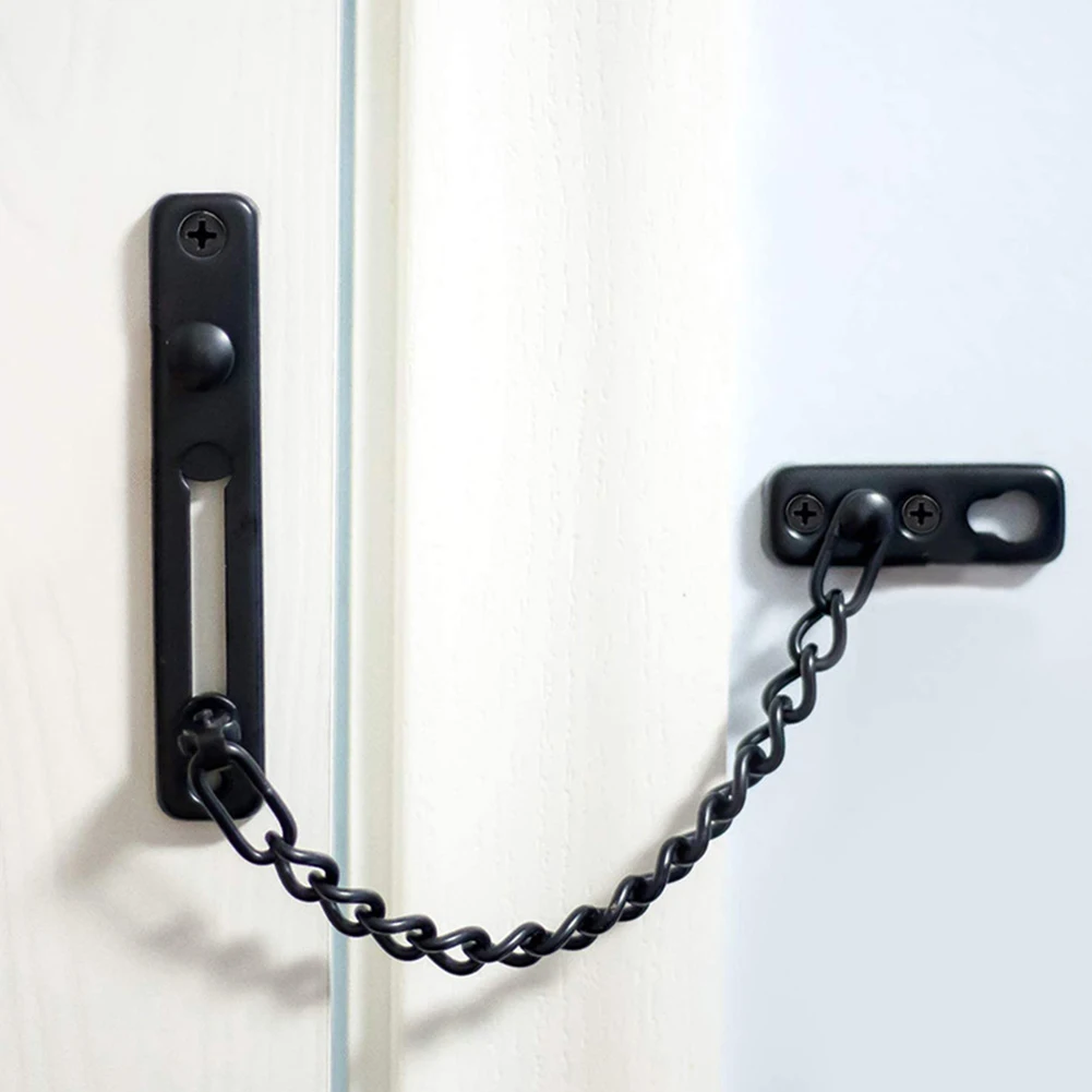 

New Door Chain Security Door Chain Door Chain Lock Latch Bolt Restrictor Slide Catch Strong Security Universal
