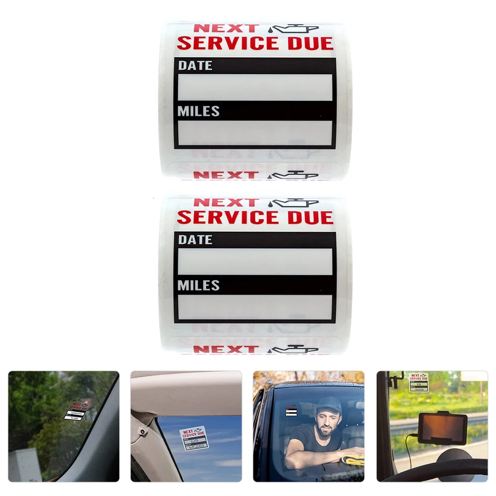 

Reminder Stickers Labels Service Oil Change Window Auto Car Cars Label Stickerdue