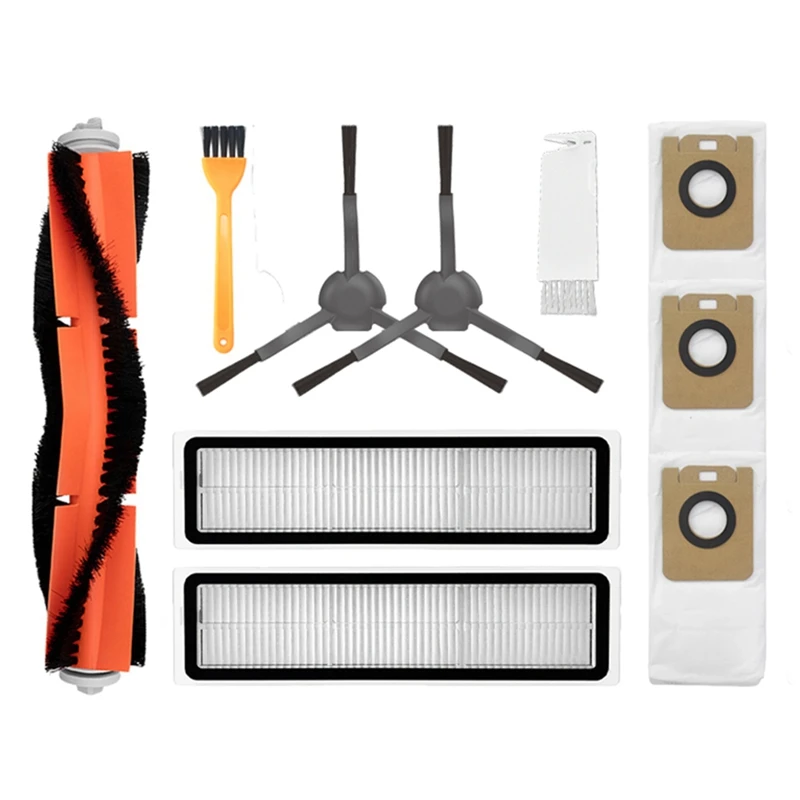 

Main Brush Side Brush Dust Bag Hepa Filters For Dreame Bot Z10 Pro L10 Plus Vacuum Cleaner Spare Parts