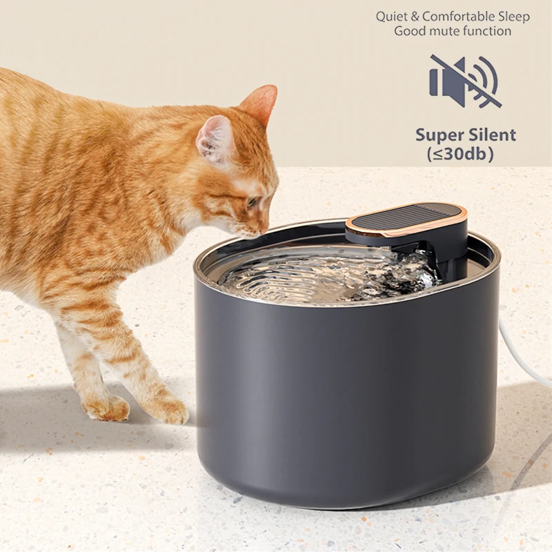 

Pet Cat Dogs Waterer Drinking With Filter USB 3L Smart Fountain Automatic Drinking Bowl for Small Breeds Dog Cats Water Feeder