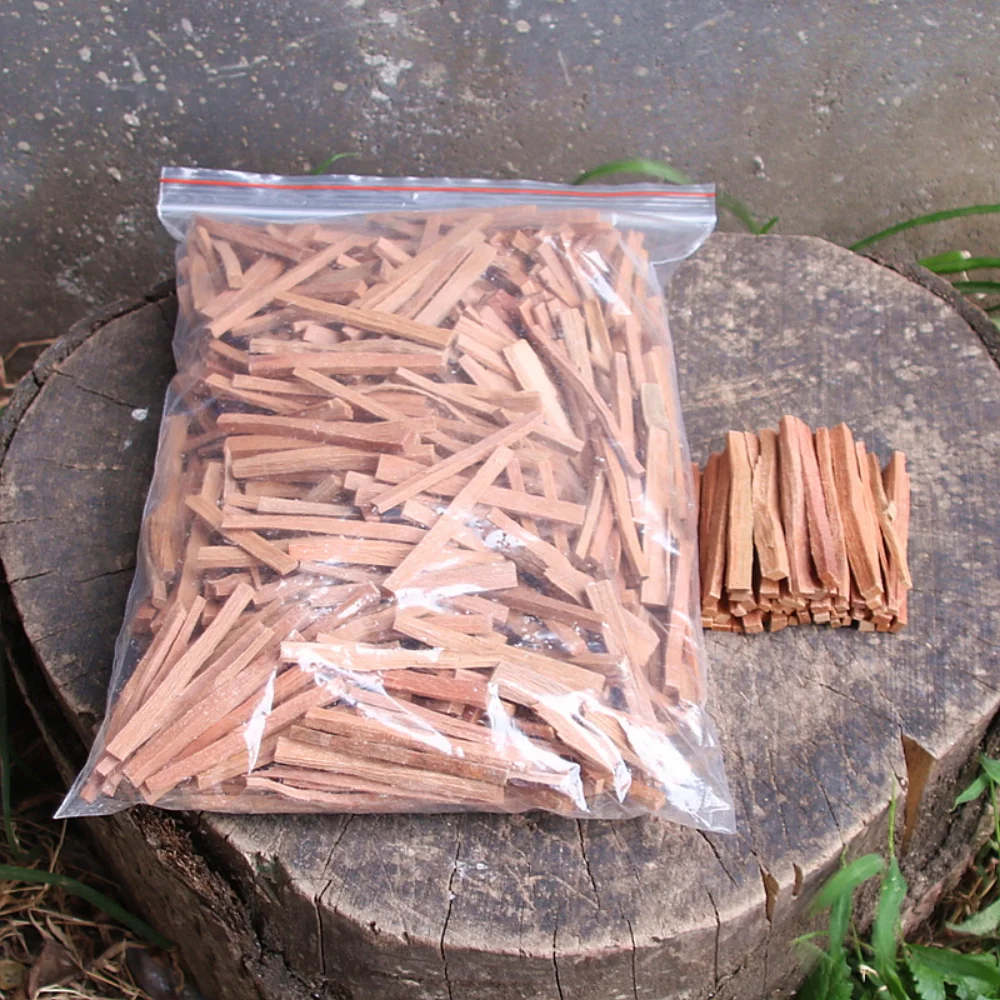 50g Natural Sandalwood Sticks Incense Natural Hand Split Wood Strips Purifying Healing Meditation Stress Relief Aromatherapy images - 6