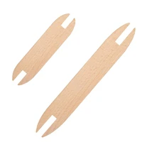 2pcs natural wooden shuttles weaving sticks knitting wood comb sewing accessories for sweater scarf tapestry knitted crafts