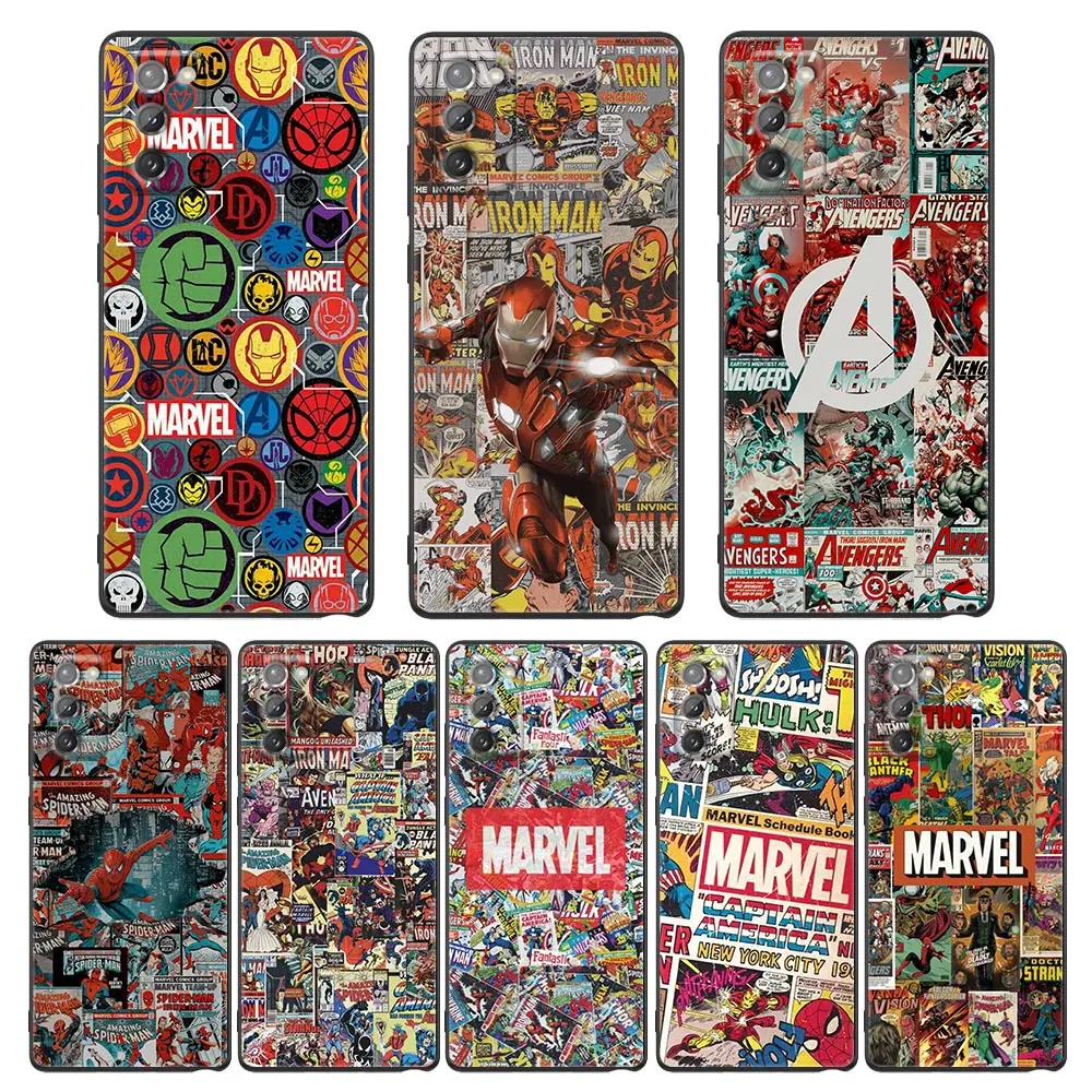 

Marvel Avengers Logo Case For Samsung Galaxy M62 M52 M51 M42 M33 M32 M31 M30sM23 M22 M21 M12 M11 F62 F52 F42 F41 F22 F12 A9 Capa