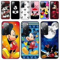 lovable mickey minnie phone case for samsung galaxy s30 s21 fe s20 s7 s5 s8 plus s9 s10 s10e s21 ultra note 10 lite phone cover