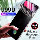 Мягкая противошпионская Гидрогелевая пленка для Samsung S21 Plus Ultra S20 FE S10 S9 S8, защитная пленка для экрана для Galaxy Note 20 Ultra 8 9 10