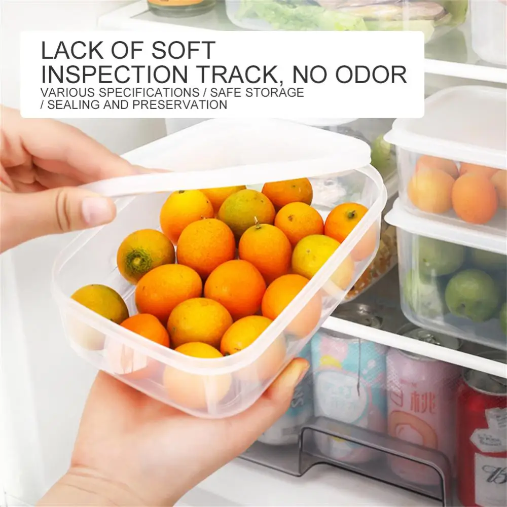 

Sealed Plastic Preservation Bowl Microwave Heating Refrigerator Food Storage Box Multifunctional Preservation Box Lunch Box
