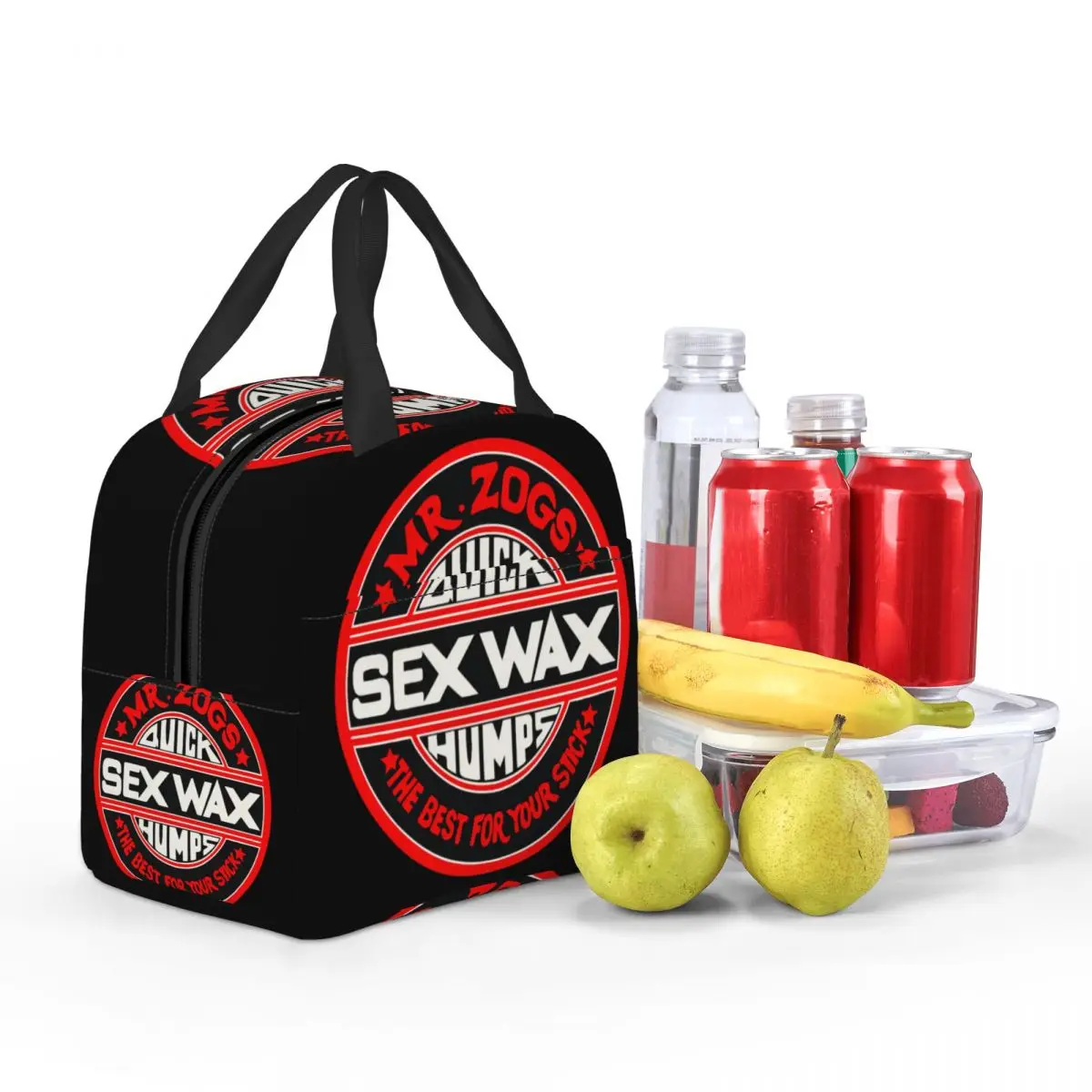 Изолированная сумка для обеда Mr Zogs серфинга школы офиса секса воска с логотипом