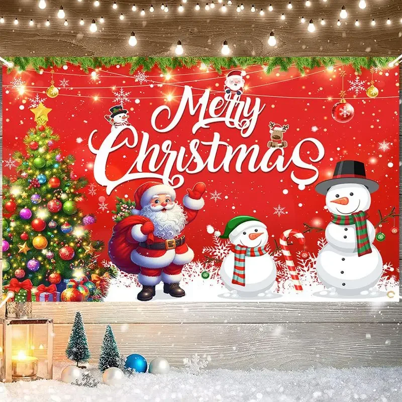 Рождественский Фон рождественские украшения для дома 2024 баннер подарки новый