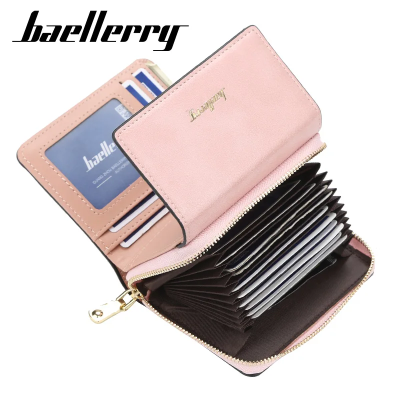 

Женский кошелек из искусственной кожи с застежкой, маленький кошелек с кармашком для монет, женские кошельки, кредитницы, роскошные брендов...