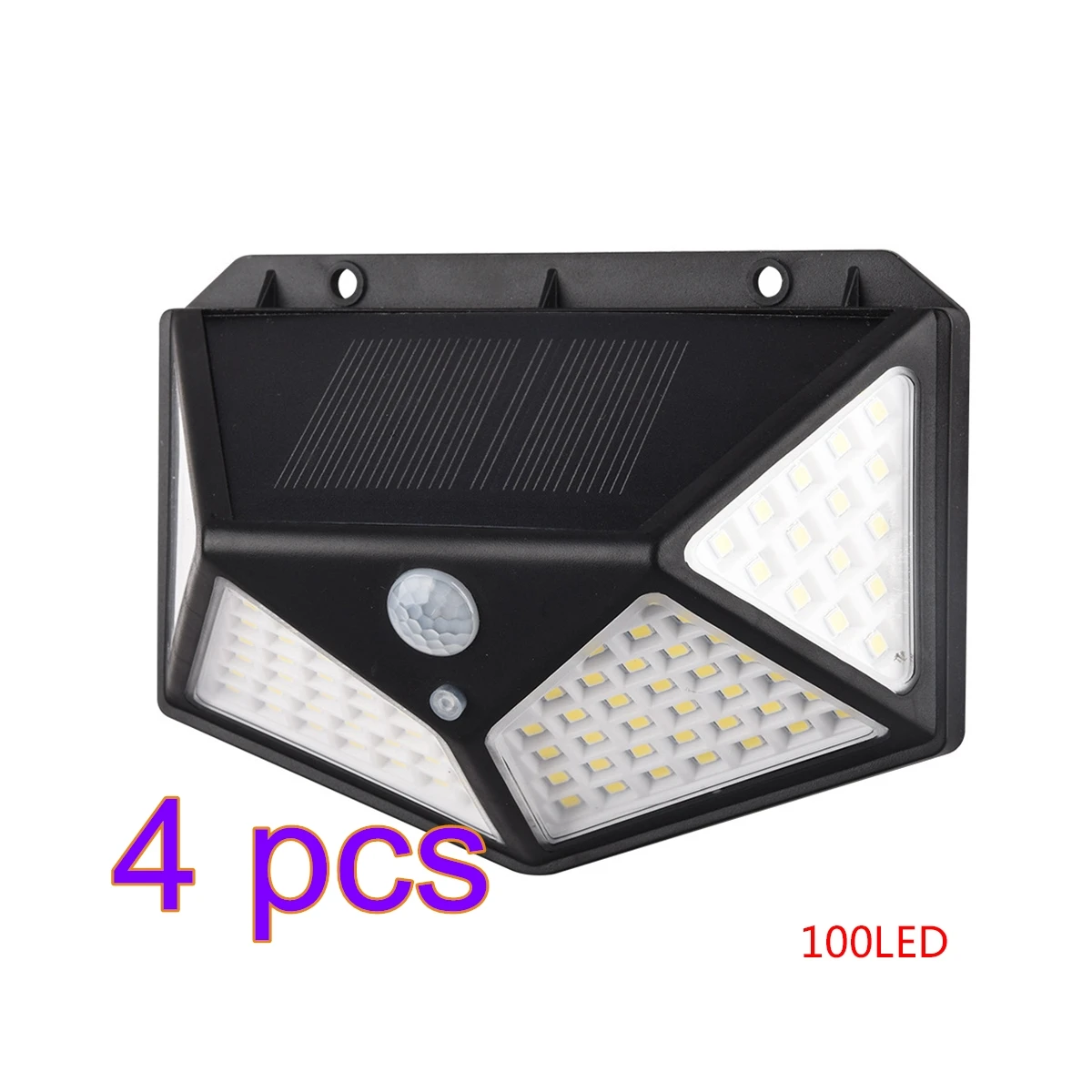 

1 шт., водонепроницаемый настенный светильник на солнечной батарее