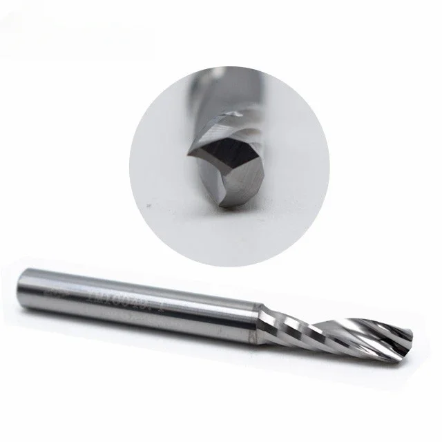 BFL Китай твердосплавные ЧПУ концевые фрезы Резак 1 одна канавка Спиральные
