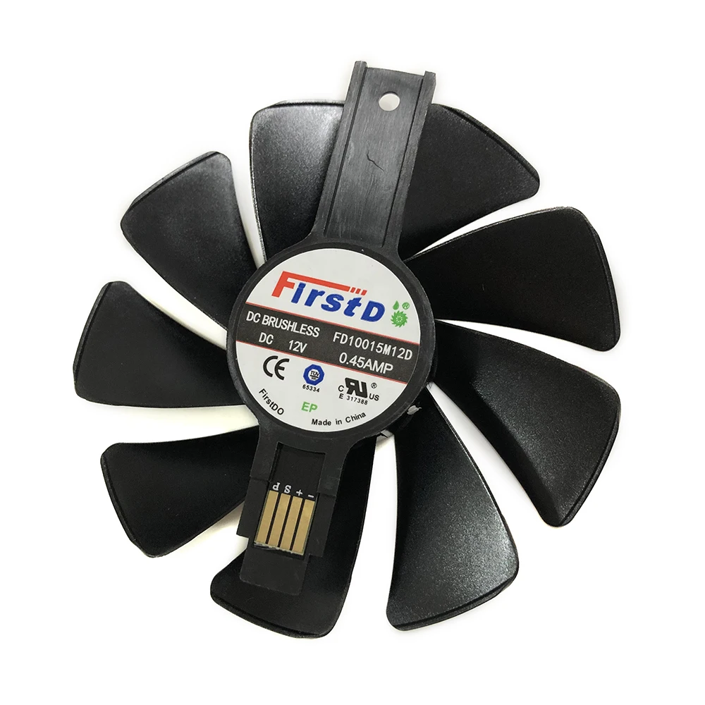 FD10015M12D CF1015H12D фотоаксессуары для Sapphire RX590 RX580 RX480 охлаждающий вентилятор GPU RX570 VEGA/570