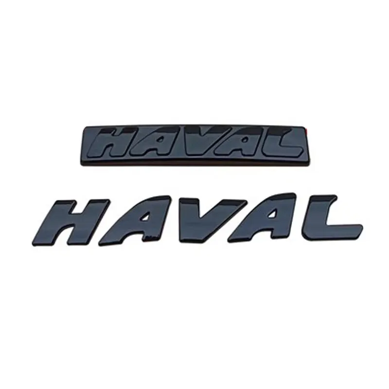 

Черные передние и задние логотипы эмблемы для GWM Great Wall2019-2020 Haval F7 F7x M6 2 шт.