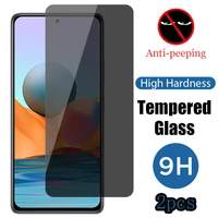 2pcs privacy tempered glass for redmi note 10 pro 9 8 7 t anti spy peep screen protector for redmi note 10 pro poco x3 pro m3 f3