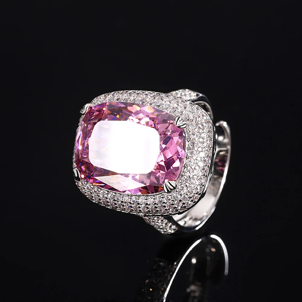 Новая тенденция 12*16 мм розовый кварц ожерелье кулон кольцо серьги для женщин