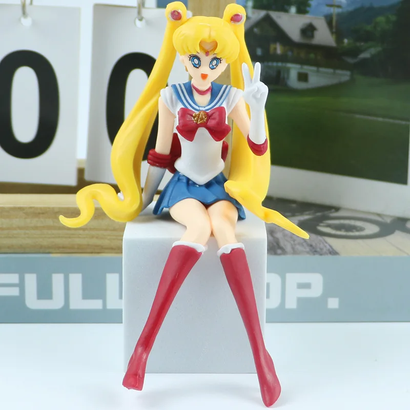 

Cartoon Anime Action Figure Sailor Moon Toy Doll Cake Decoration Collection Model Gift Toys Wedding Cake Decor