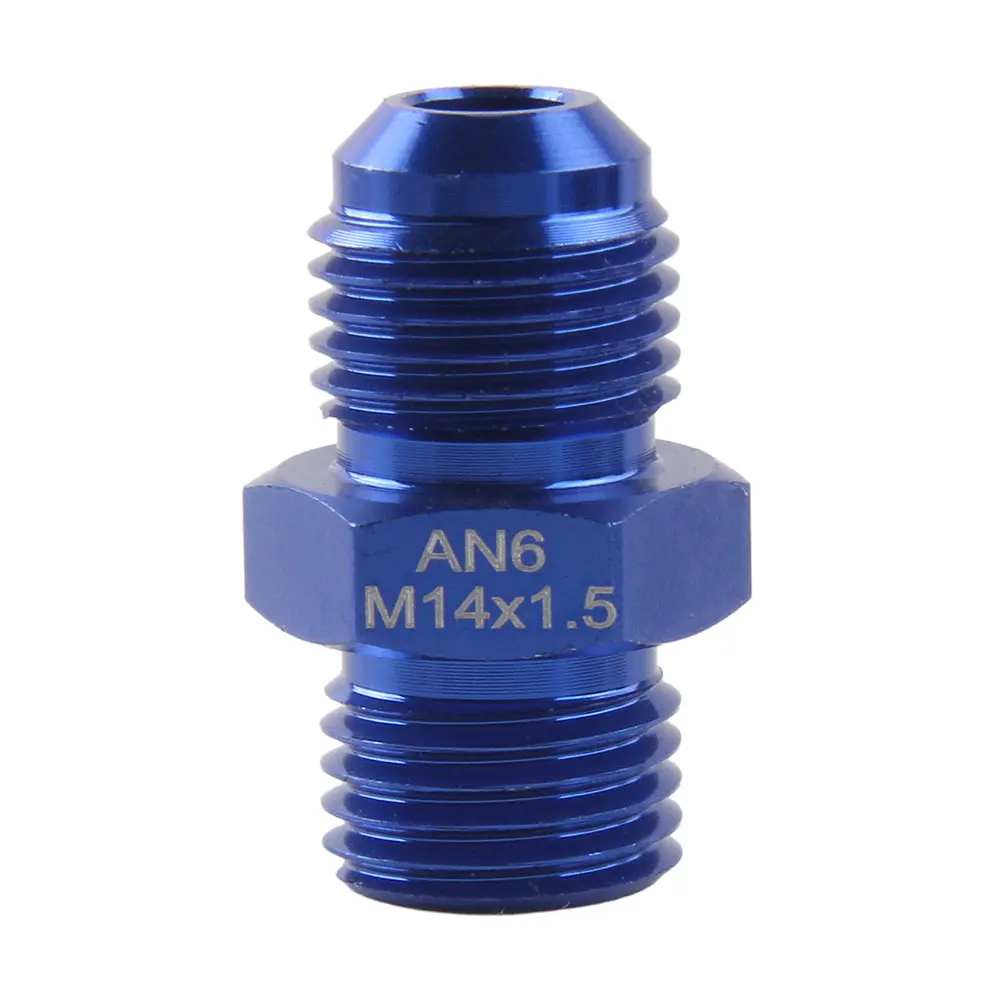 

Переходник AN4 6 8 10AN/M10*1,5 M14 * 1,5 M16 * 1,5 M18 * 1,5, с штекером, прямой