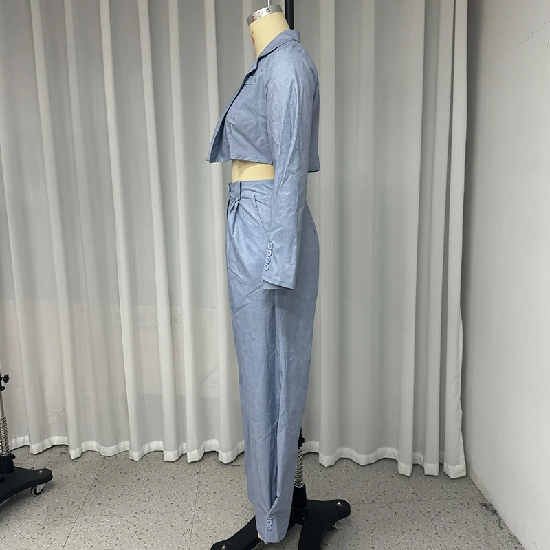 Waytobele женский комплект из двух предметов осенний офисный простой однотонный топ