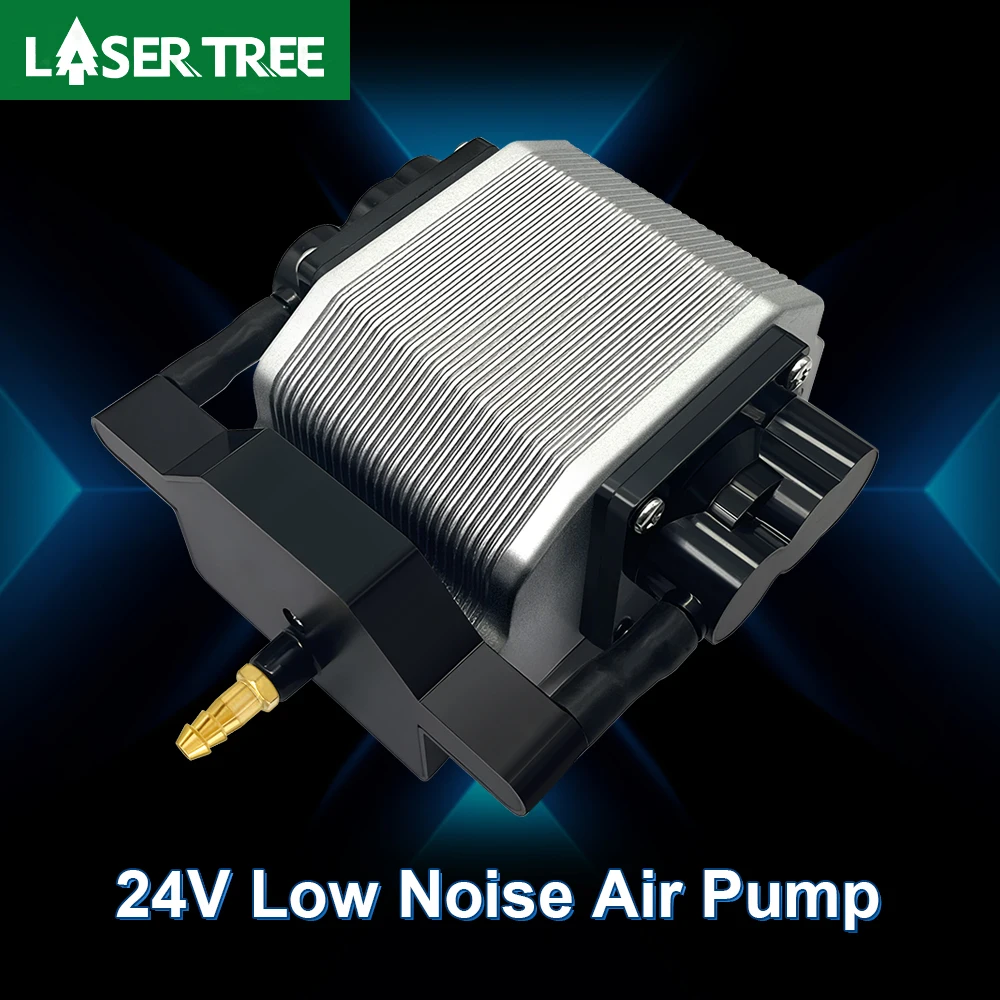 Enlarge LASER TREE 30L/Min AC 110V 120V Air Assist Pump for Laser Cutter Portable CNC Machine Kit for laser Cutting Engraver Low Noise