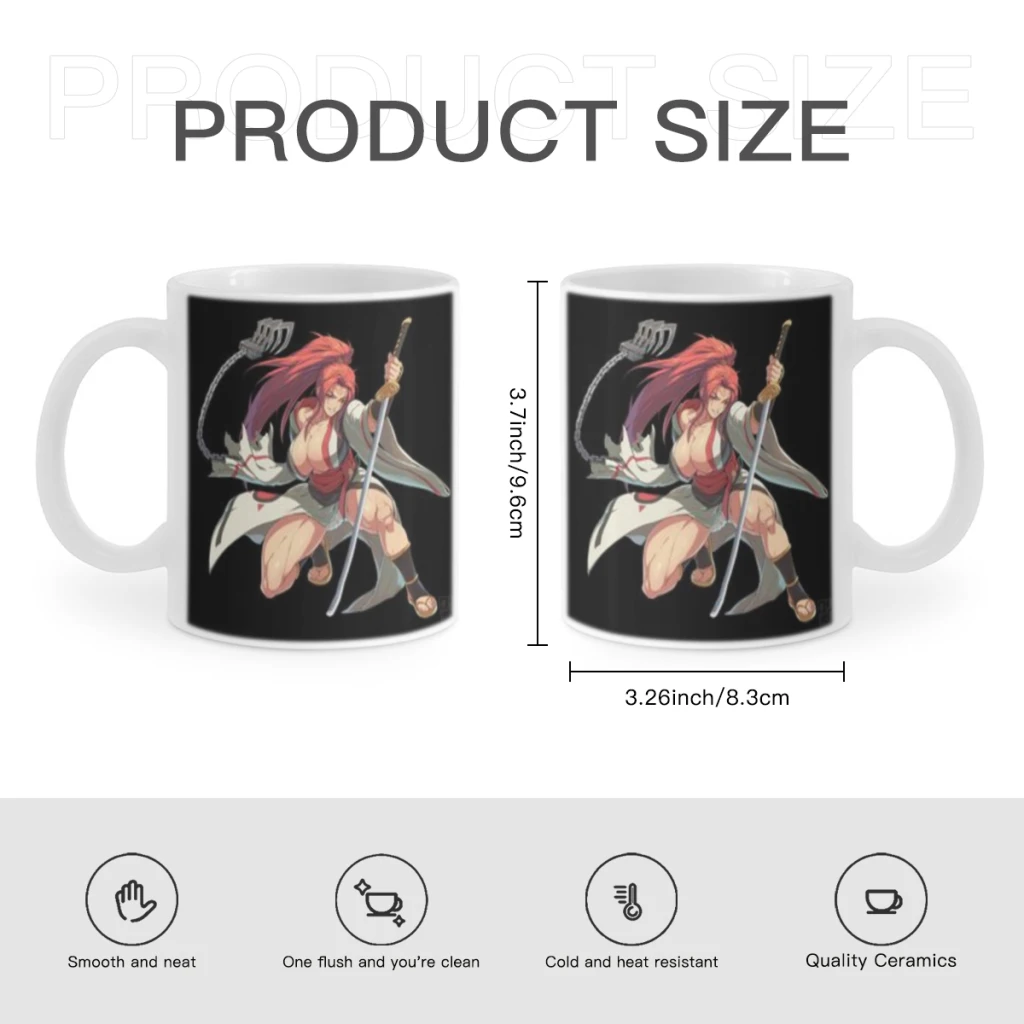 Кружка Керамическая с ручкой рисунком аниме