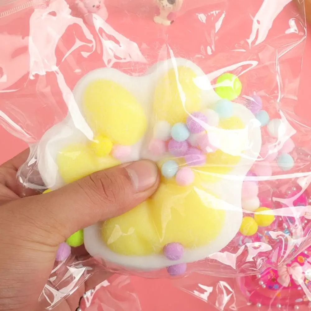 Сенсорная игрушка Супер большая для кошачьей лапы Разминающая силиконовая